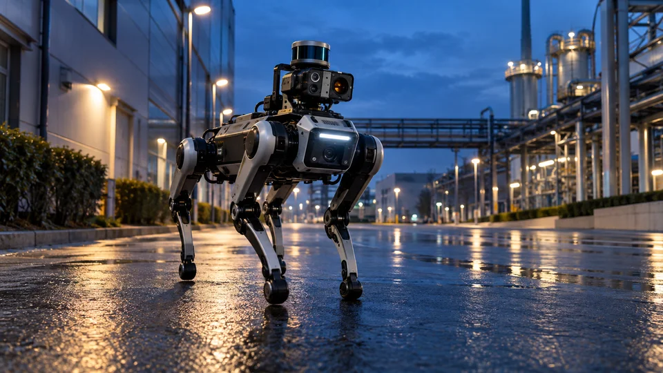 AI-generated visual of an illustrative robotics application